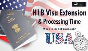 h1 visa extension processing time