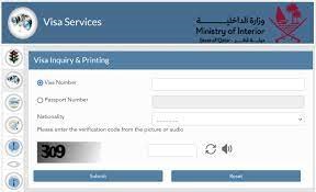 MOI Qatar Visa Check Online